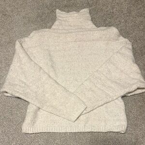 Prologue Soft Cream Turtleneck Sweater